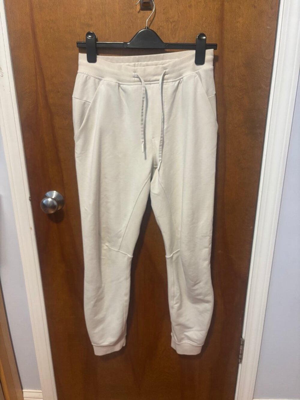 Lululemon Drawstring Joggers Cream Mens Small